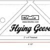 Bloc Loc, Flying Geese ruler, 2x4