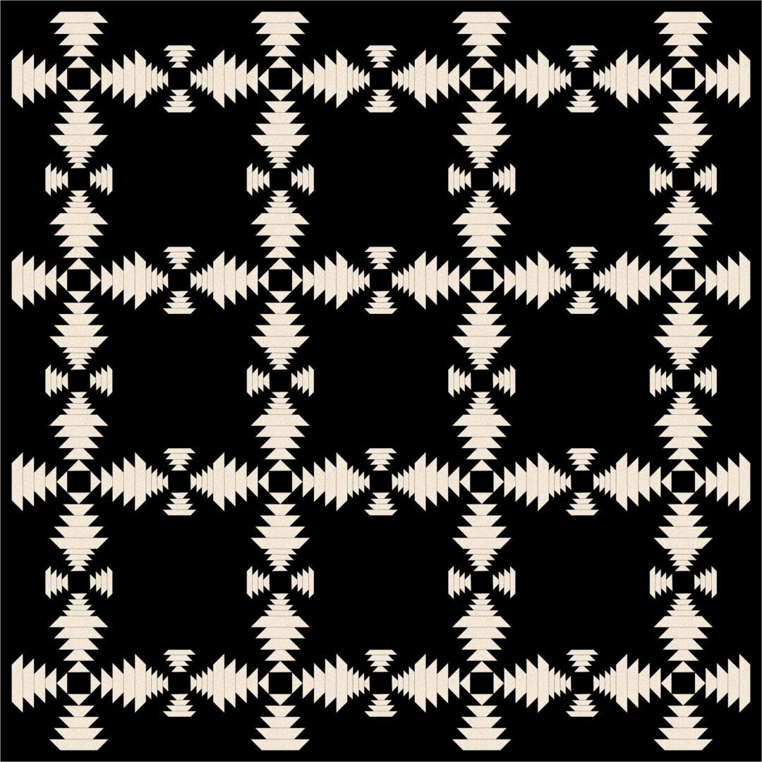 Bloc Loc, Pineapple ruler, 1/4" and 1/2"