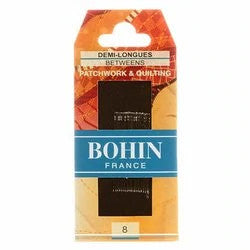 Bohin, Betweens hand needles, size 8, 5 pack