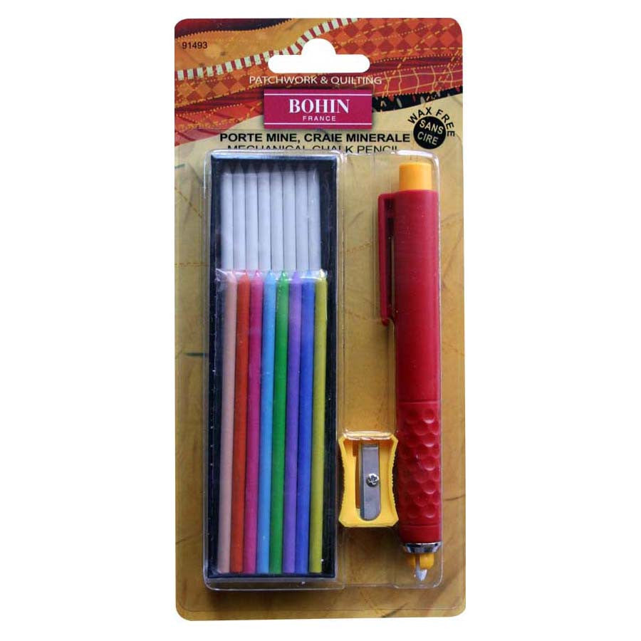 Bohin, Mechanical Chalk Pencil Set, multiple colours