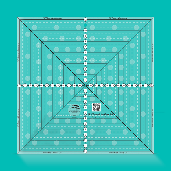 Creative Grids - 12in Square It Up & Fussy Cut ruler