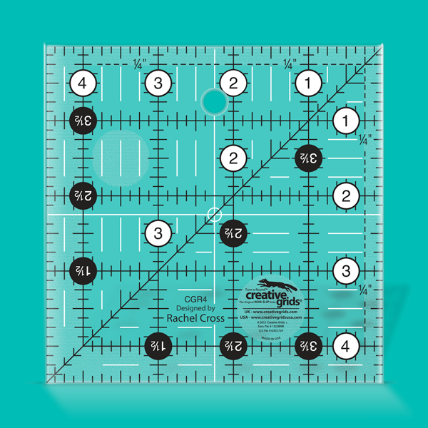 Creative Grids - 4-1/2" x 4-1/2" ruler