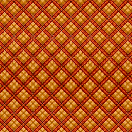 Thankful, autumn red/gold plaid