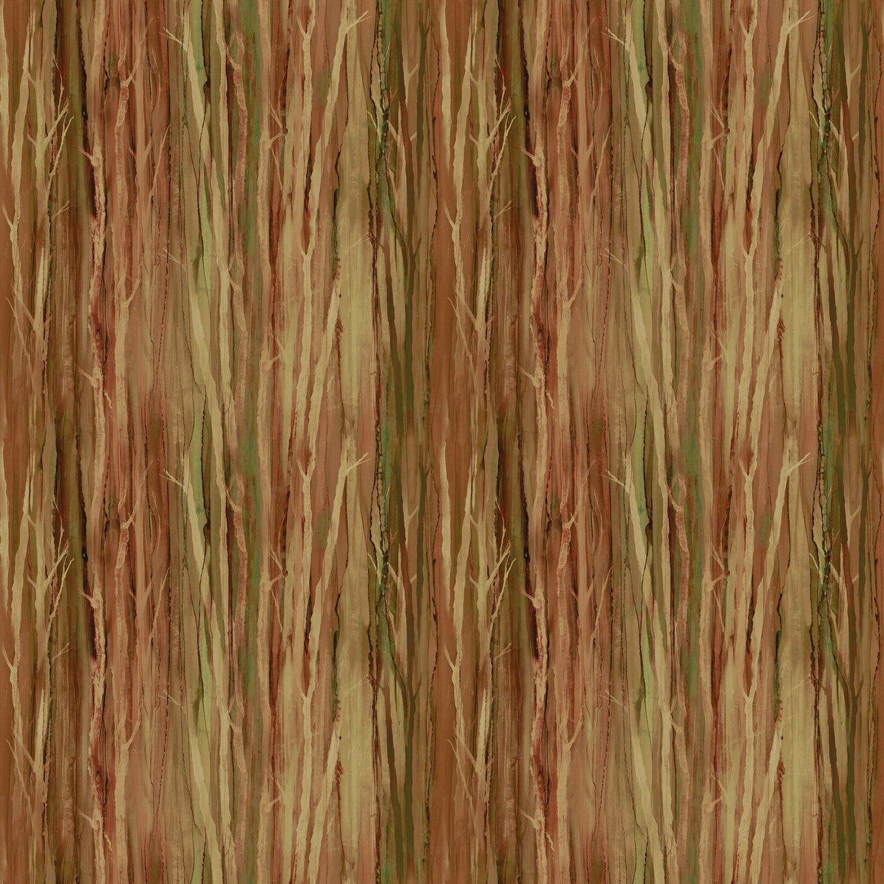 Cedarcrest Falls, twig texture, rust – Sew Creative