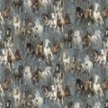 Pedigree, charcoal, multi horses