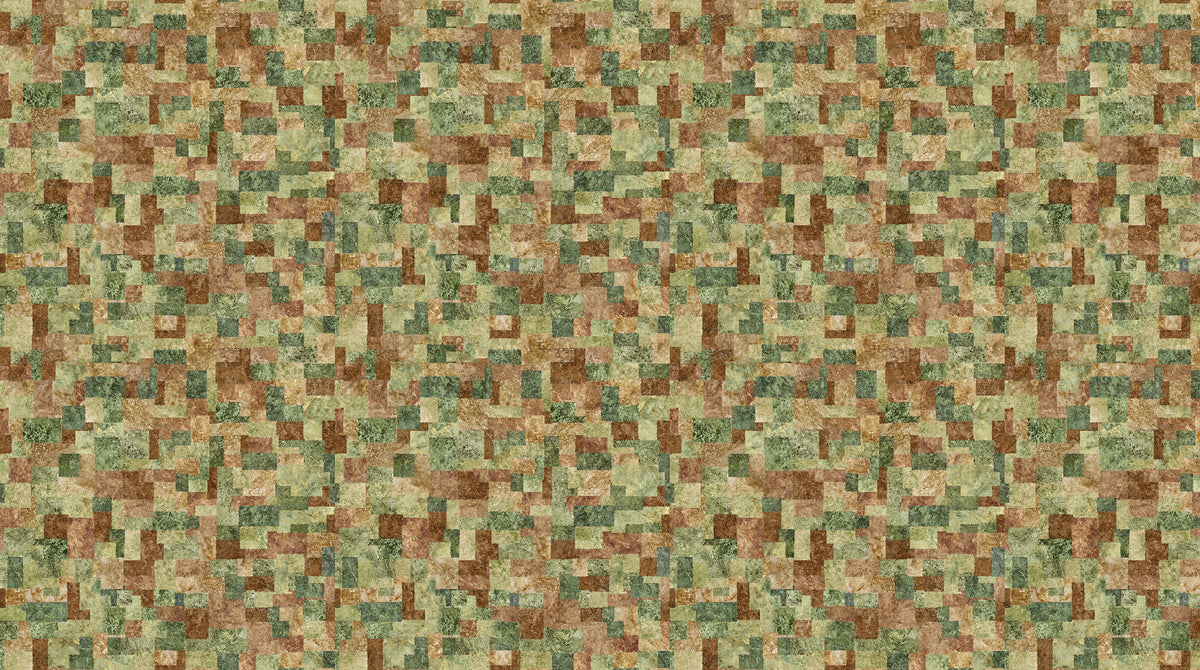 Stonehenge Organics, dark green, multi