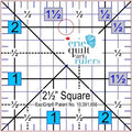 Non-slip ruler, Erie Quilt Art, 2.5" x 2.5"