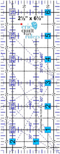 Non-slip ruler, Erie Quilt Art, 2.5" x 6.5"