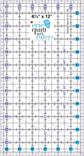 Non-slip ruler, Erie Quilt Art, 6.5" x 12"