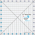 Non-slip ruler, Erie Quilt Art, 8.5" x 8.5"