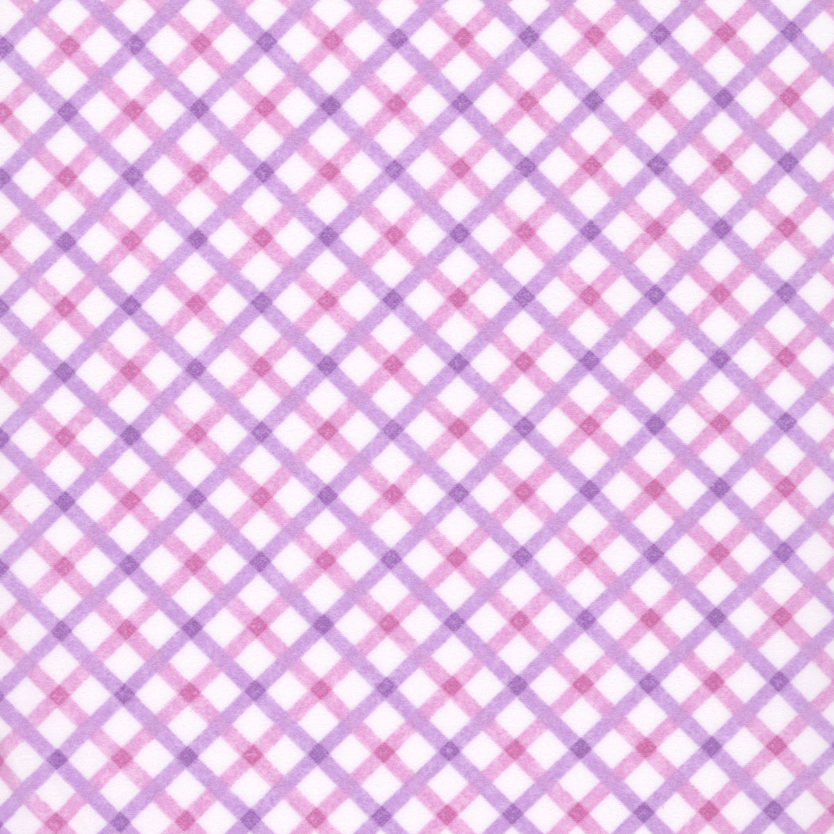 Peas in a Pod, flannel, pink check