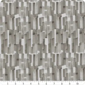 Lucky Day, flannel, grey tiles