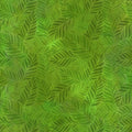 Rainbow of Jewels-green leaves