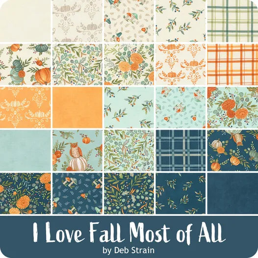 I Love Fall Most of All, jelly roll, 2-1/2" strips