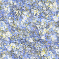 Hand Picked-Forget Me Not, digital print, pale skies
