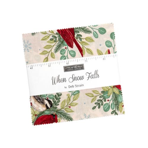 When Snow Falls, charm pack, 5" squares