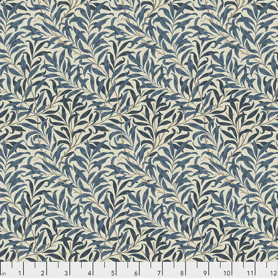 William Morris, navy, willow bough