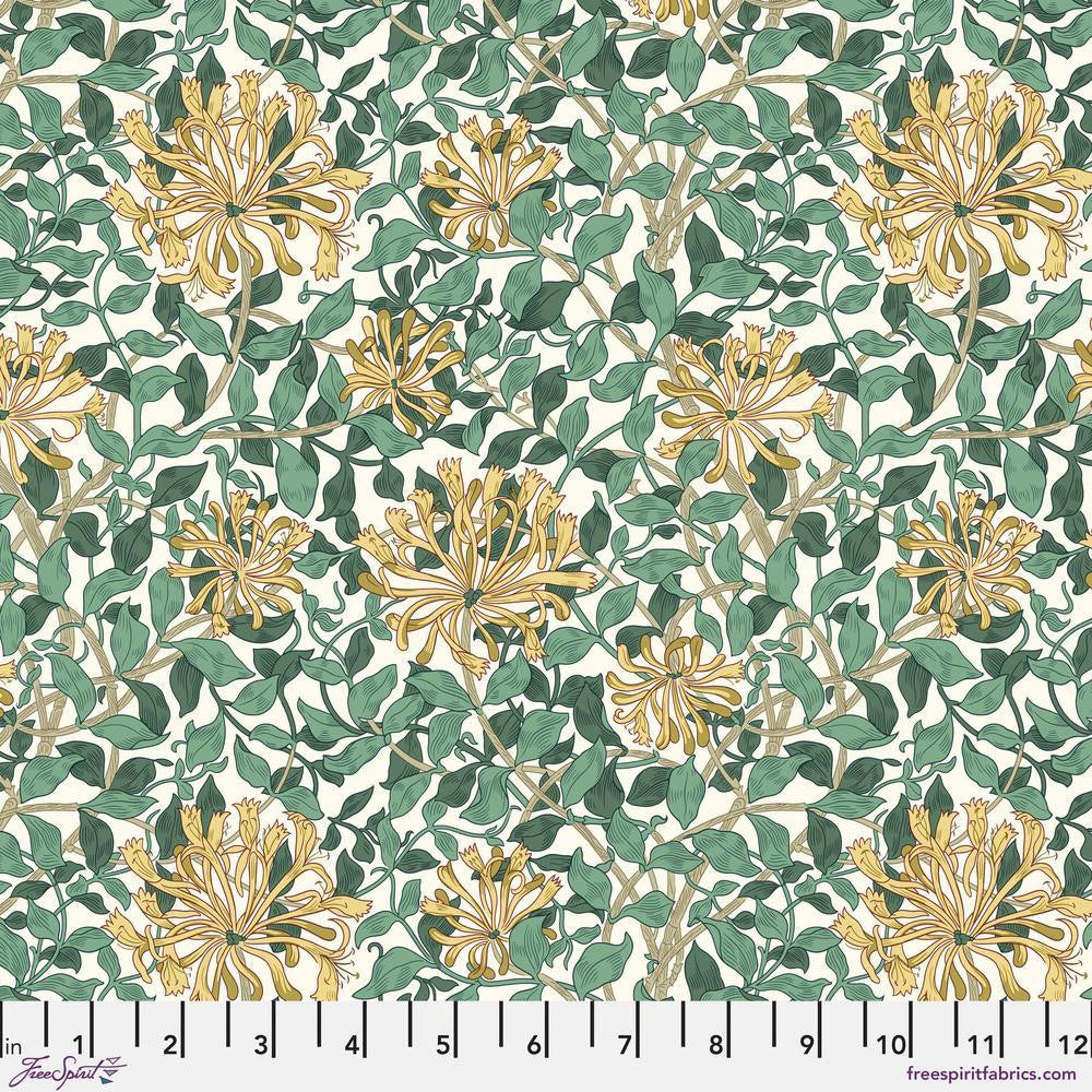 William Morris, Leicester, honeysuckle, white