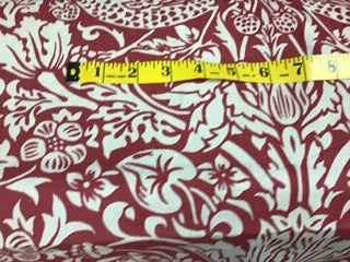 Wide backing-Red William Morris