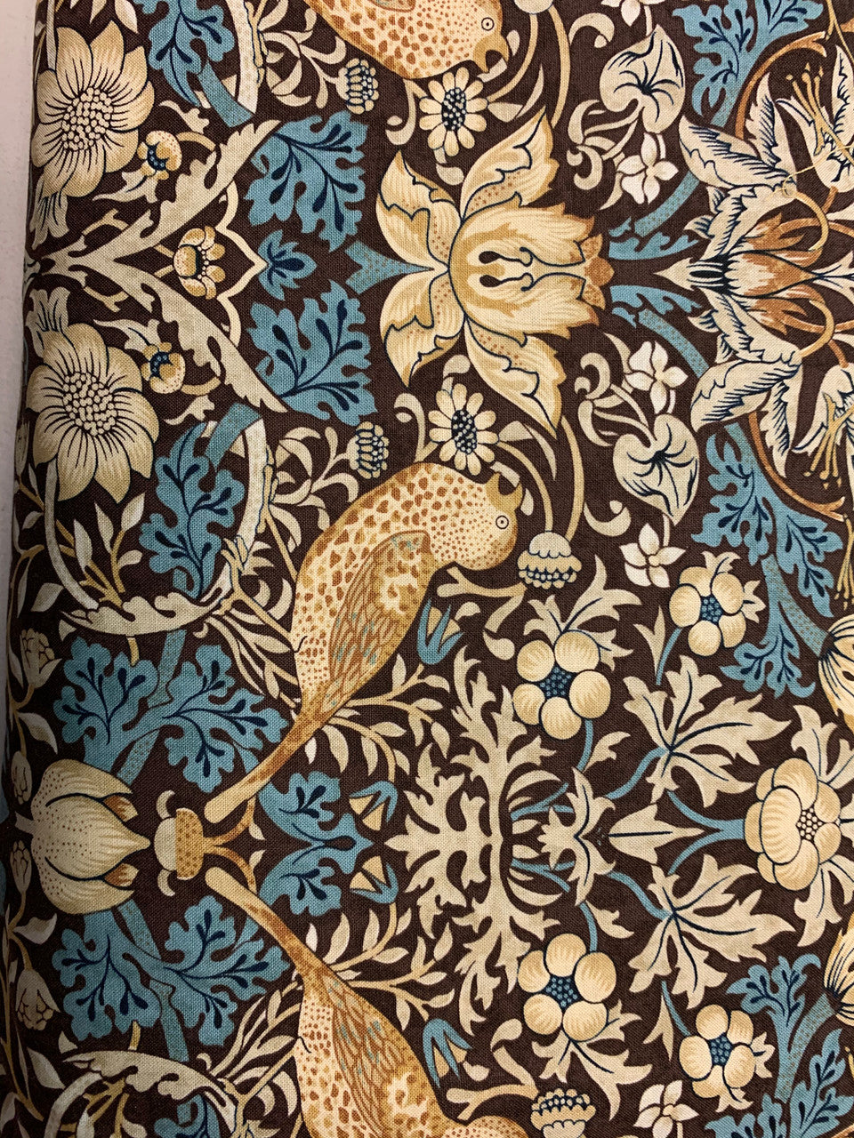 William Morris - Bloomsbury - Strawberry thief-teal