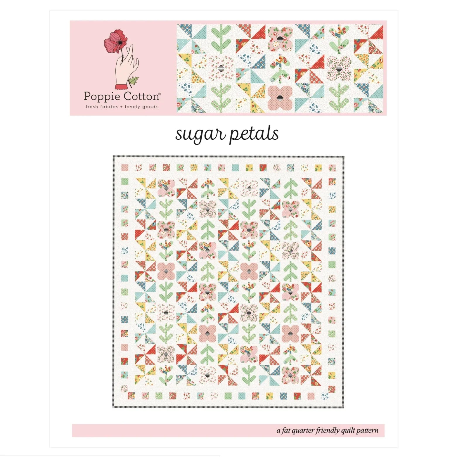 Sugar Petals pattern by Poppie Cotton