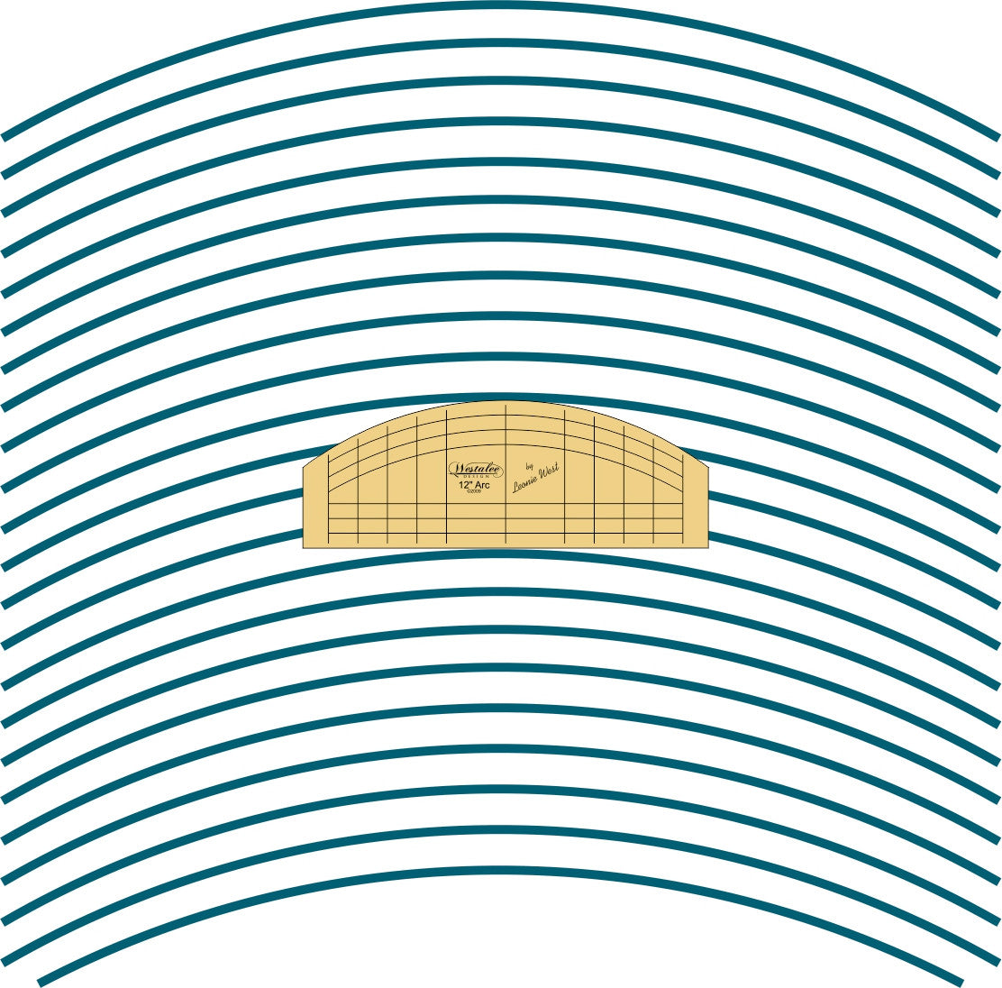 Westalee - 12" ARC TEMPLATE