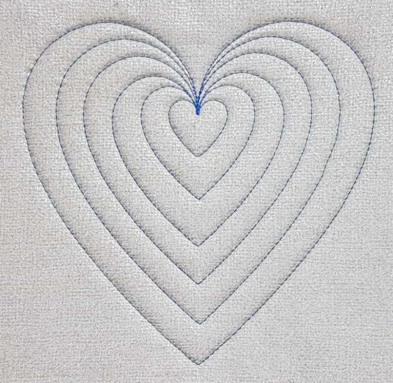 Westalee - HEARTS template, 6 PCS