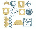 Westalee - SAMPLER TEMPLATE, SET 1, 6 PCS