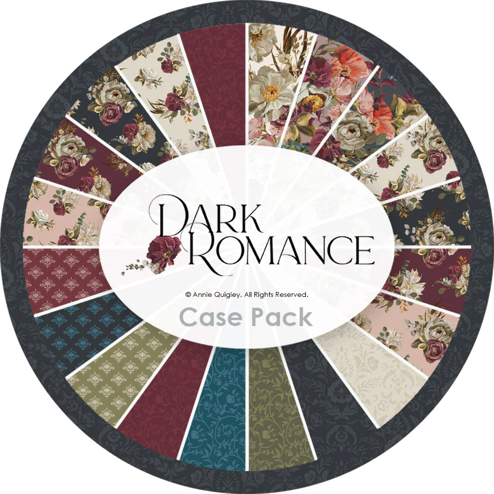 Dark Romance, 2-1/2" strips x 40 pcs