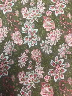 Rue1800-floral on green