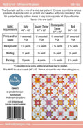 Gravitate pattern, fat quarter friendly, 4 sizes