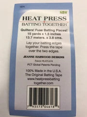 Heat Press, Batting Together