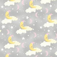 One Sheep Two Sheep-Moon and Clouds on Grey
