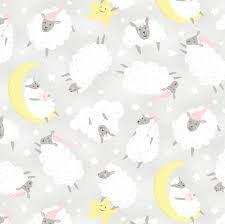 One Sheep Two Sheep-Sheep on Grey