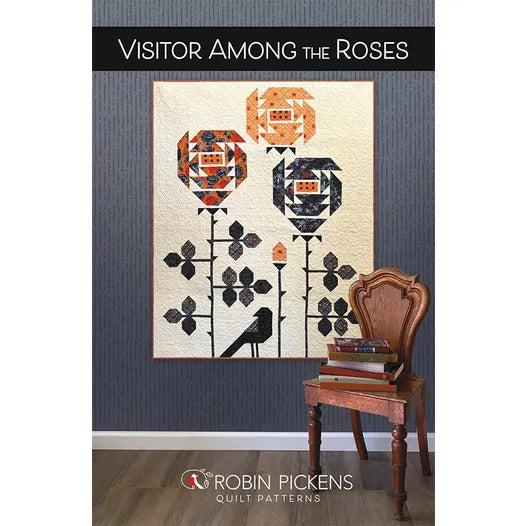 Visitor Among the Roses pattern, wall/lap size